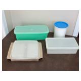 Four Tupperware Pieces