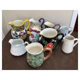 Assorted Ceramic Pitchers