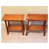 Rectangular Wood Side/Occasional Tables
