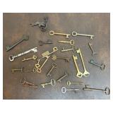 Basket of Antique Keys