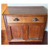 Antique Washstand Cupboard w/ Drawer