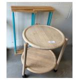 Clothes Drying Rack + Utility Table on Casters