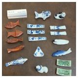 Assorted Small Whimsical Ceramic Asian Animals