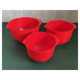 Three Rosti, Denmark Nesting Mixing Bowls