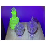 Four Glass Display/Service Pieces