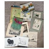 Assorted Unframed Art