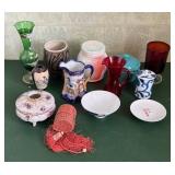 Assorted Glass and Ceramic Kitchen Pieces