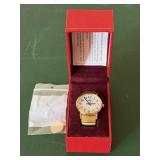 Timex Indigo Quartz Gold Tone Watch
