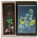 Two Original Mixed Media Paintings
