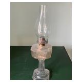 Pressed Glass Oil Lamp