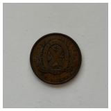 1837 Lower Canada Quebec Bank Token 1/2 Penny