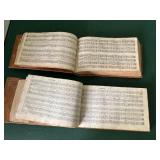 Two Antique Music Books