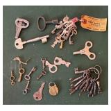 Assorted Antique Keys