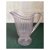 Pressed Glass Water Pitcher