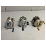 Three Shakespeare Baitcast Reels