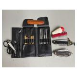 Vintage Dissection Kit in Case + Utility Knives