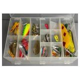 Assorted Eppinger Daredevil Lures in Case