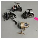 Three Allcock Duco Spinning Reels, Circa 1950