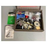 Box of Rod and Reel Repair Parts