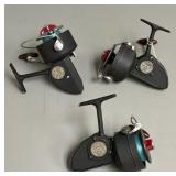 Three D.A.M. Spinning Reels