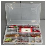 Assorted Eppinger Dardevle Lures + Spoons in Case