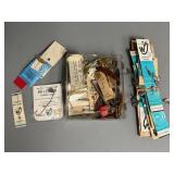 Assorted Weber Spinners, Lures, Leaders