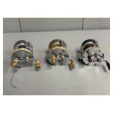 Three Shakespeare Baitcast Reels