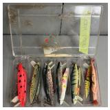 Assorted Muskie Lures in Small Case