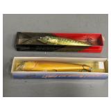 Pair of Salmo Large Lures in Original Boxes