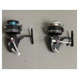 Two Garcia Mitchell Spinning Reels, 1979
