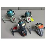 Four Spinning Reels, Circa 1960