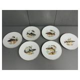 Six Porcelain Plates, Bavaria, Germany