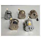 Five Baitcast Reels
