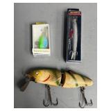 Three Vintage Fishing Lures