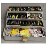 Umco Metal Tackle Box with Contents