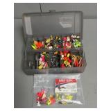 Assorted Small Lures in Case