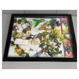Display Case of Frog Lures