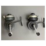 Pair of LUXOR Pezon & Michel Spinning Reels