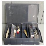 Double Sided Tackle Box with Contents