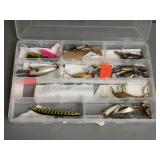 Assorted Lures in Case