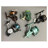 Five Assorted Centaure Spinning Reels
