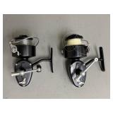 Two Garcia Mitchell 300 Spinning Reels, 1960s