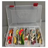 Assorted Lures in Case