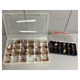 Assorted Small Mepps Spinners in Cases