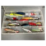 Assorted Lures in Case