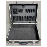 Empty Plastic and Metal Lined Carrying Case