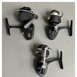 Three Mitchell Spinning Reels