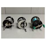 Three Baitcast Reels