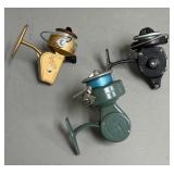 Three Vintage Spinning Reels