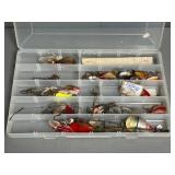 Assorted Pflueger Spoon Lures in Case